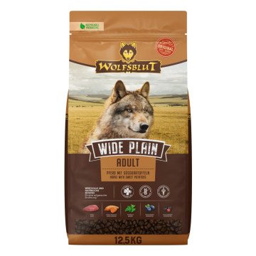 WOLFSBLUT Wide Plain Horse - dry dog food - 12,5kg WOLFSBLUT Wide Plain Horse - dry dog food - 12,5kg