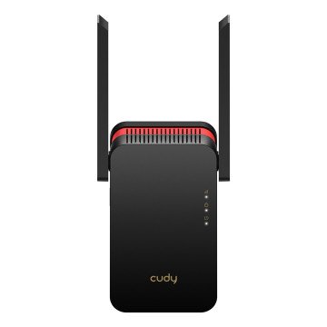 Cudy RE3000 network extender Network repeater Black, Red 10, 100, 1000 Mbit/s