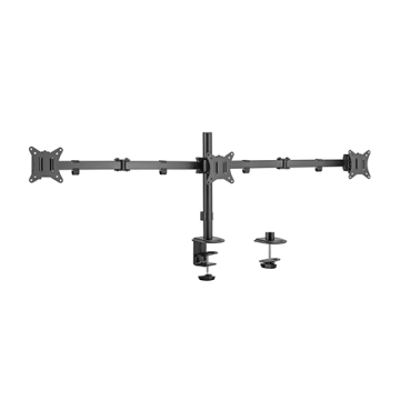 Gembird MA-D3-01 Adjustable desk 3-display mounting arm (rotate, tilt, swivel), 17”-27”, up to 7 kg Gembird MA-D3-01 Adjustable desk 3-display mounting arm (rotate, tilt, swivel), 17”-27”, up to 7 kg
