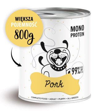 PAKA ZWIERZAKA Pepe Pork - wet dog food - 800g PAKA ZWIERZAKA Pepe Pork - wet dog food - 800g