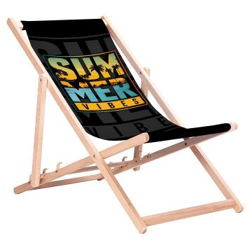 GreenBlue GB183 Classic Beech Deck Chair with GreenBlue GB183 Classic Beech Deck Chair with