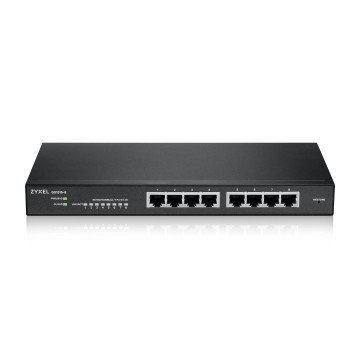 Zyxel GS1915-8 Managed L2 Gigabit Ethernet (10/100/1000) Black Zyxel GS1915-8 Managed L2 Gigabit Ethernet (10/100/1000) Black