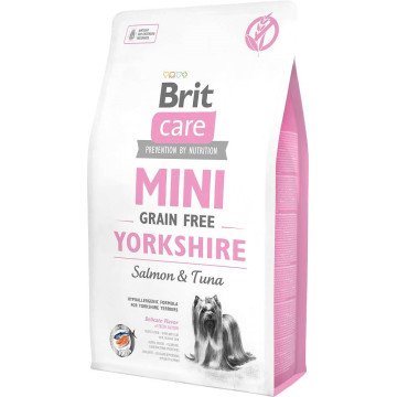 BRIT Care Mini Yorkshire Grain Free Salmon with tuna - dry dog food - 2 kg BRIT Care Mini Yorkshire Grain Free Salmon with tuna - dry dog food - 2 kg