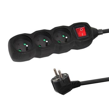 Esperanza ELK211K Power strip 3GN/3M Black Esperanza ELK211K Power strip 3GN/3M Black