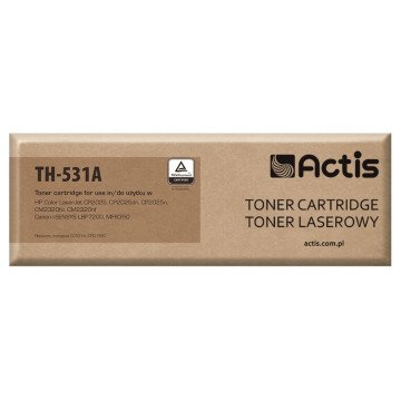 Actis TH-531A Toner (replacement for HP 304A CC531A, Canon CRG-718C; Standard; 3000 pages; cyan) Actis TH-531A Toner (replacement for HP 304A CC531A, Canon CRG-718C; Standard; 3000 pages; cyan)