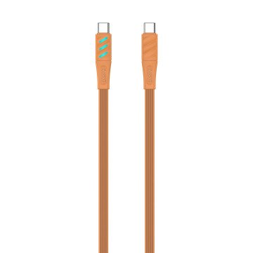 Havit CB6254 - USB Type C to USB Type C charging cable, 1 m (orange)