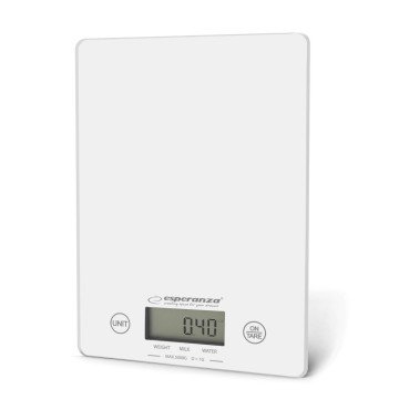 Esperanza EKS002W kitchen scale White Countertop Rectangle Electronic kitchen scale Esperanza EKS002W kitchen scale White Countertop Rectangle Electronic kitchen scale