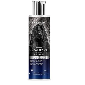EUROWET Dark coat - shampoo for dogs - 200ml