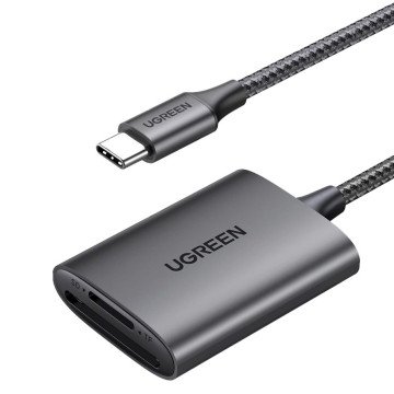 Ugreen SD/TF Card Reader Ugreen CM401 USB C 5Gb/s - Grey Ugreen SD/TF Card Reader Ugreen CM401 USB C 5Gb/s - Grey