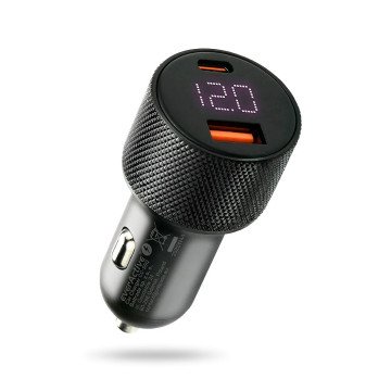 Car charger everActive CC-50Q USB QC3.0 + USB-C PD 75W Car charger everActive CC-50Q USB QC3.0 + USB-C PD 75W