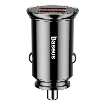 Baseus AB30BK mobile device charger Black Auto Baseus AB30BK mobile device charger Black Auto