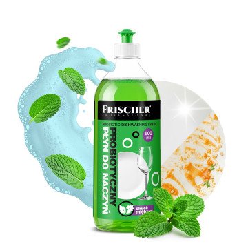 Frischer dishwashing liquid with peppermint oil, 500 ml