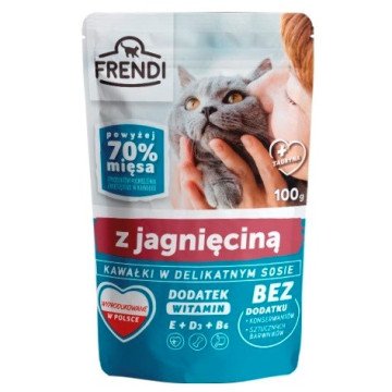 FRENDI Pieces in lamb sauce - wet cat food - 100 g FRENDI Pieces in lamb sauce - wet cat food - 100 g