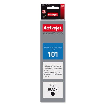 Activejet AE-101BK Ink Bottle (Replacement Epson 101; Supreme; 70 ml; Black)