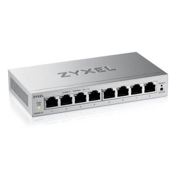 Zyxel GS1200-8V3 Managed L2 Gigabit Ethernet (10/100/1000) Desktop Grey Zyxel GS1200-8V3 Managed L2 Gigabit Ethernet (10/100/1000) Desktop Grey