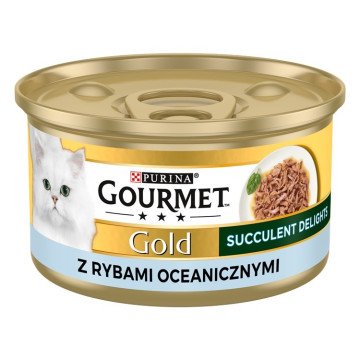 PURINA Gourmet Gold Succulent Delights Ocean fish - wet cat food - 85g PURINA Gourmet Gold Succulent Delights Ocean fish - wet cat food - 85g