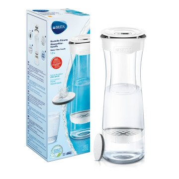 Water Filter Carafe Brita Fill&Serve Mind white & graphite LL CU CE Water Filter Carafe Brita Fill&Serve Mind white & graphite LL CU CE