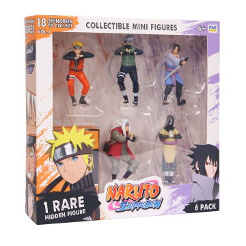 NARUTO SHIPPUDEN FIGURES - 6 PACK DELUXE EDITION VER. B NARUTO SHIPPUDEN FIGURES - 6 PACK DELUXE EDITION VER. B
