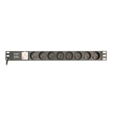 Gembird EG-PDU-014-FC14 power distribution unit (PDU) 8 AC outlet(s) 1U Black Gembird EG-PDU-014-FC14 power distribution unit (PDU) 8 AC outlet(s) 1U Black