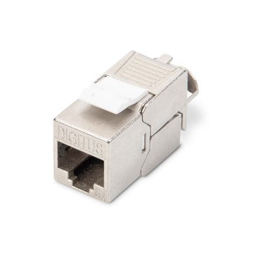 Digitus CAT 6A Keystone module, shielded, tool-free mounting connection Digitus CAT 6A Keystone module, shielded, tool-free mounting connection
