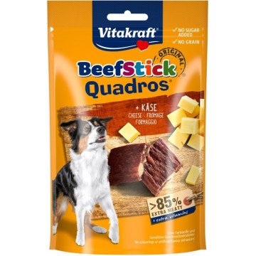 VITAKRAFT Beef Stick Quadros Cheese - dog treat - 70 g