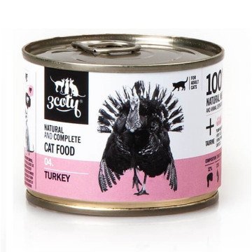 3COTY 04 Turkey - wet cat food - 180g