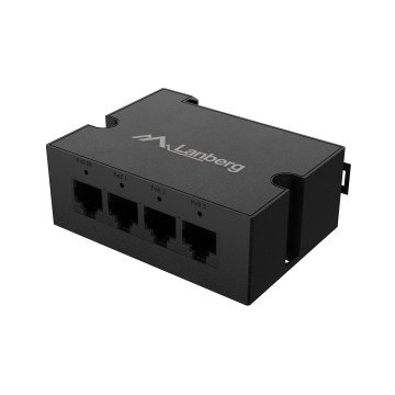 Lanberg DIN-GE4-BT-90W PoE adapter Gigabit Ethernet