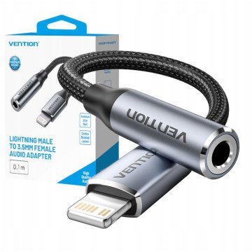 Vention Lightning male adapter 3.5mm jack 0.1m Vention Lightning male adapter 3.5mm jack 0.1m