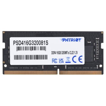 Patriot Memory Signature PSD416G320081S memory module 16 GB 1 x 16 GB DDR4 3200 MHz Patriot Memory Signature PSD416G320081S memory module 16 GB 1 x 16 GB DDR4 3200 MHz