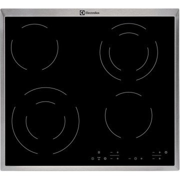 Electrolux EHF6342XOK hob Black Built-in Ceramic 4 zone(s)