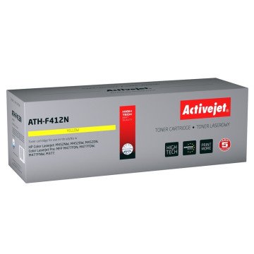 Activejet ATH-F412N toner (replacement for HP 410A CF412A; Canon CRG 046 Y 1247C002; Supreme; 2300 pages; yellow)