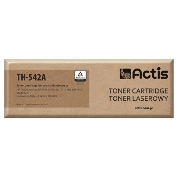 Actis TH-542A Toner (replacement for HP 125A CB542A, Canon CRG-716Y; Standard; 1,500 pages; yellow) Actis TH-542A Toner (replacement for HP 125A CB542A, Canon CRG-716Y; Standard; 1,500 pages; yellow)