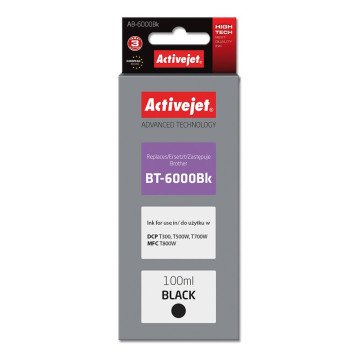 Activejet AB-6000Bk Ink Bottle (Replacement Brother BT-6000BK; Supreme; 100 ml; black)