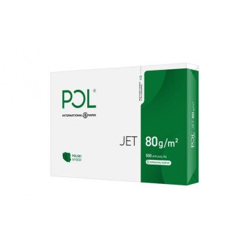 Paper copier office POLJET 9938A80 (A4; 80g/m2; 500 sheets; paper white, matte)