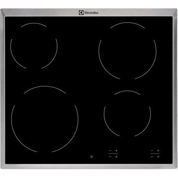 Electrolux EHF16240XK hob Black Built-in Zone Ceramic hob 4 zone(s)