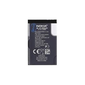 BL-4C Nokia Battery 890mAh Li-Ion (Bulk) BL-4C Nokia Battery 890mAh Li-Ion (Bulk)