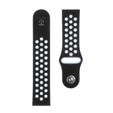 Tactical 267 Double Silicone Band 22mm Black/Grey