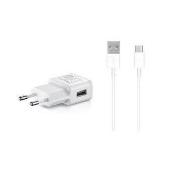 EP-TA200EWE + EP-DG970BWE Samsung 15W Travel Charger + USB-C Data Cable White (OOB Bulk)