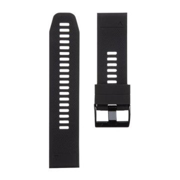 Tactical 668 Silicone Band for Garmin Fenix 5X/6X/7X/8 QuickFit 26mm Black