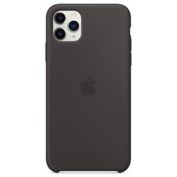 MX002ZM/A Apple Silicone Cover for iPhone 11 Pro Max Black