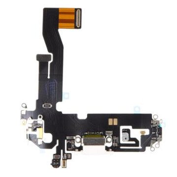 iPhone 12/12 Pro Flex Cable with Charging Connector White iPhone 12/12 Pro Flex Cable with Charging Connector White