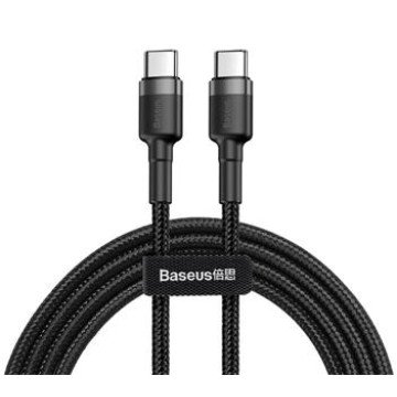 Baseus CATKLF-HG1 Cafule Cable USB-C 60W 2m Gray/Black Baseus CATKLF-HG1 Cafule Cable USB-C 60W 2m Gray/Black