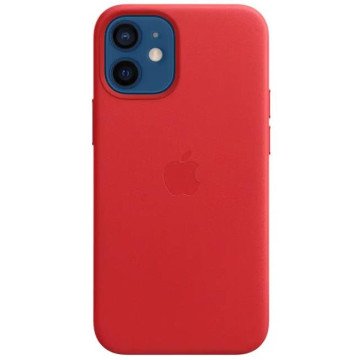 MHK73ZM/A Apple Leather Magsafe Cover for iPhone 12 Mini Red MHK73ZM/A Apple Leather Magsafe Cover for iPhone 12 Mini Red