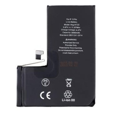 Battery for iPhone 13 Pro 3095mAh Li-Ion (Bulk) Battery for iPhone 13 Pro 3095mAh Li-Ion (Bulk)