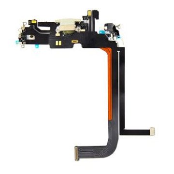 iPhone 13 Pro Max Flex Cable with Charging Connector Silver iPhone 13 Pro Max Flex Cable with Charging Connector Silver