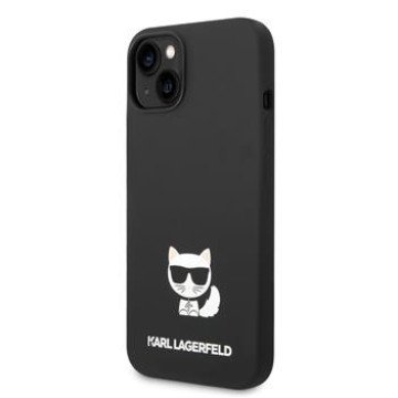 Karl Lagerfeld Liquid Silicone Choupette Case for iPhone 14 Plus Black