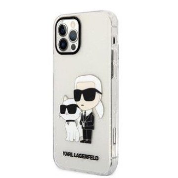 Karl Lagerfeld IML Glitter Karl and Choupette NFT Case for iPhone 12/12 Pro Transparent Karl Lagerfeld IML Glitter Karl and Choupette NFT Case for iPhone 12/12 Pro Transparent
