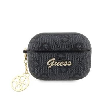 Guess 4G Script PC/PU Charm Case for AirPods Pro 2 Black