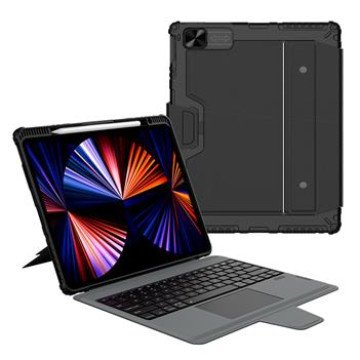 Nillkin Bumper Combo Keyboard Case for iPad Pro 12.9 2020/2021/2022/ Air 13 2024/2025/2026 Black