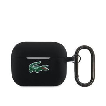 Lacoste Liquid Silicone Croc Logo Case for AirPods Pro 2 Black